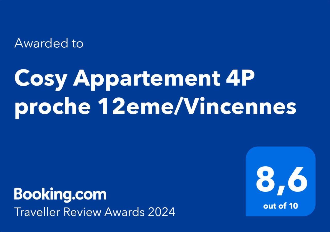Cosy Appartement 4P Proche 12Eme/Vincennes Charenton-le-Pont Buitenkant foto